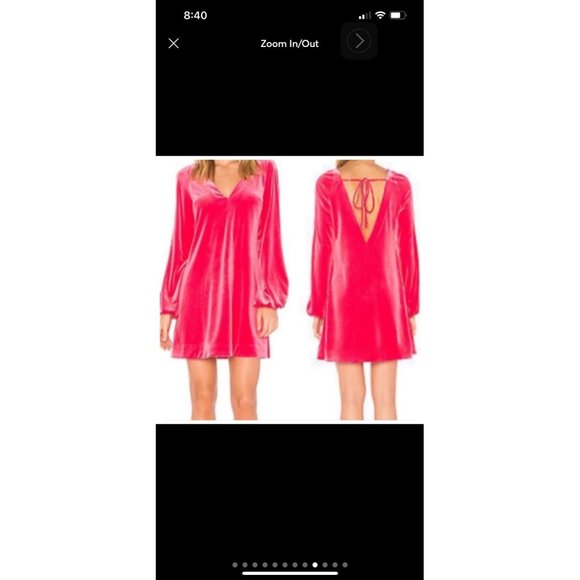 Free People MISHA VELVET MINIDRESS XSMALL - Picture 9 of 12